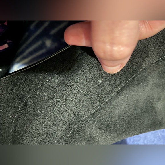 Mix no 6 over the knee black Effie chunky boot sz 9 suede like platform tall - Picture 8 of 14